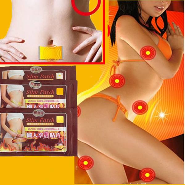5Bags 50PCS FREE SHIPPING help sleep lose weight slimming Patch lose weight fat Navel Stick Burning