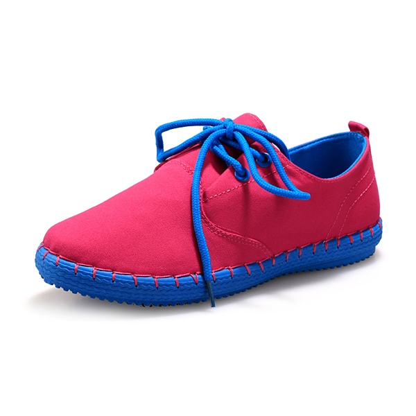 New 2014 lady canvas shoes Women flat sneakers Rubber sole Comfortable outing shoes 3colors dark blue