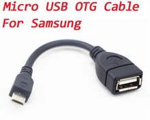 Free shipping Micro usb to USB OTG adapter for smartphone tablet pc connect to U flash/mouse support russian Mini Keyboard
