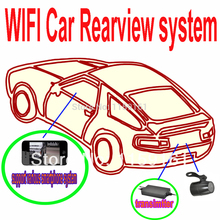 WIFI wireless Car rearview kit 1/3 Cmos waterproof backup Reversing camera IOS/Android smartphone operate system realtime viewer