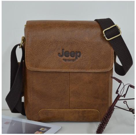 Brand Crazy Horse Genuine Leather Handbags Vintage Fashion Men Should