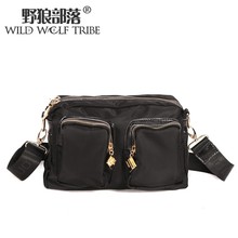 Oxford fabric women’s handbag tribal small package of the wolf one shoulder cross-body 2013 1028 – 1