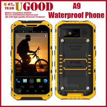 Original 2014 New Arrival A9 IP67 Waterproof Mobile Phone MTK6589 Quad Core Smartphone Android Cell Phones 1GB RAM 4GB ROM 8MP