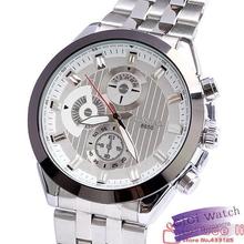 Watch luxury men genuine quartz jewelry Japan movement stainless steel alloy watch drop shipping