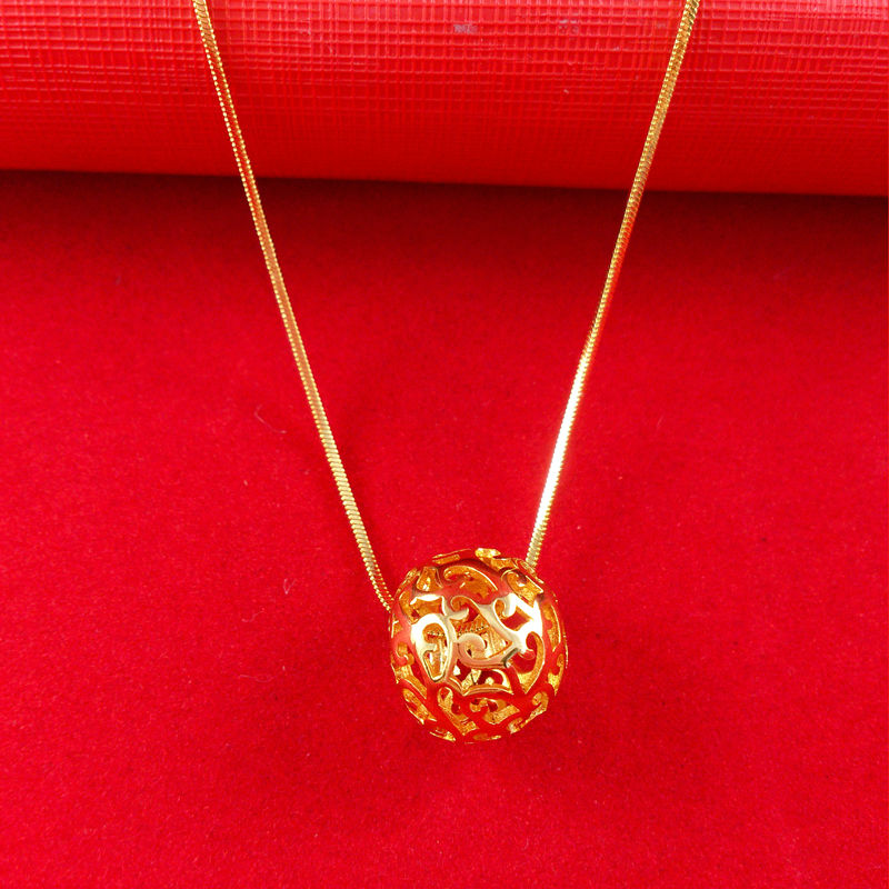 2014 New necklace Wholesale Free shipping 24k gold necklace heart sharped necklace pendant fashion woman jewlery