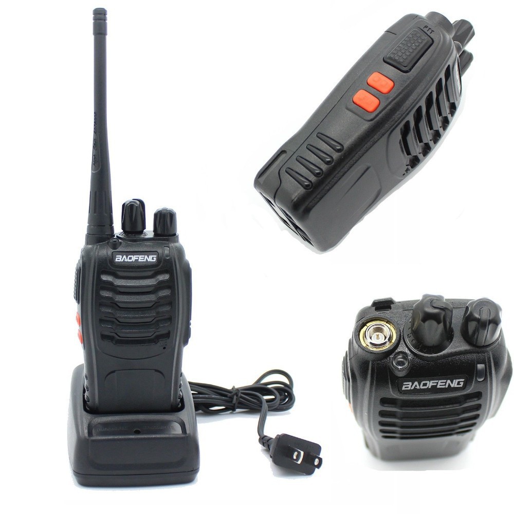 walkie talkie baofeng 888s 3W 16CH FRS GMRS Two Way Radio built in 1500MAh Li ion
