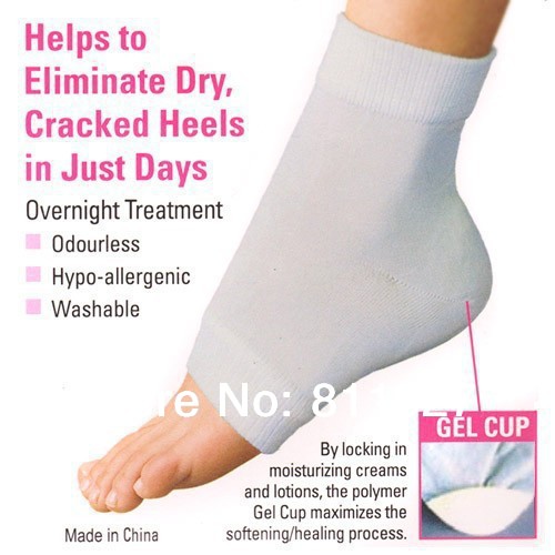 Moisturizing night care gel heel socks soft heels gel sleeves foot care unisex yoga socks 1