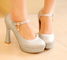 Hot selling women High Heels open peep Toe white gold Weddings shoes women pumps platform sandals