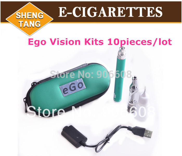 10Pieces lot Ego Vision Spinner Battery Mini Protank 2 Atomizer kit Electronic Cigarette E cigarette kits