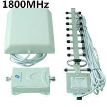 GSM 1800MHz Cell Phone Signal Repeater 65db 3G LTE 4G Mobile Signal Booster Amplifier Free shipping
