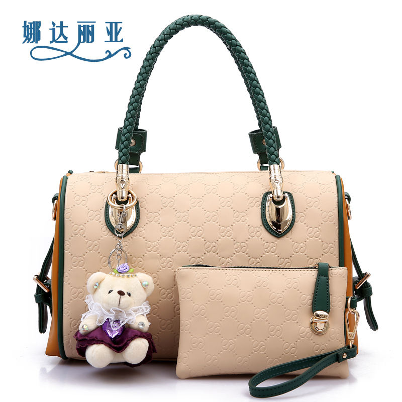 2014 new women s spring fashion leather handbag messenger bag free shipping
