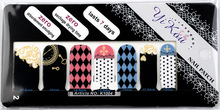1Pack 14pc Snakeskin Colorful Sexy Bowknot Pattern Water Decals Transfer Stickers on nails Nail Art Fingernails