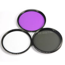 62mm UV CPL FLD Filter Kit For Sony A57 A77 A65 Camera 62 MM Lens Photo