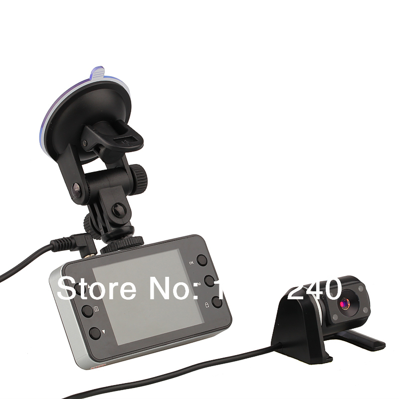 Купить Двойная камера k6000 автомобиль dvr hd 720p 140 степени двойной ...