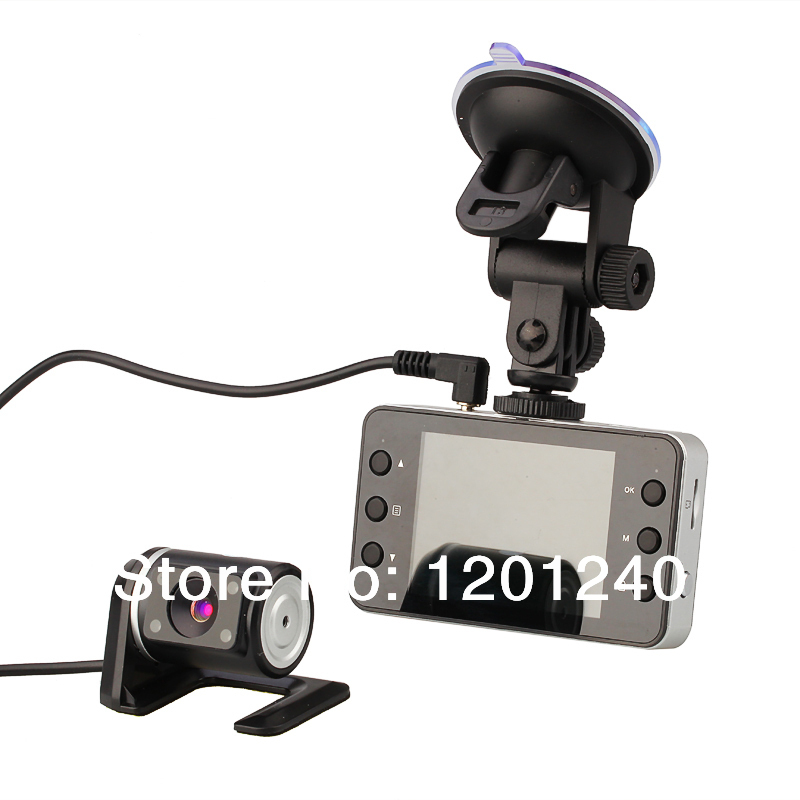 Купить Двойная камера k6000 автомобиль dvr hd 720p 140 степени двойной ...