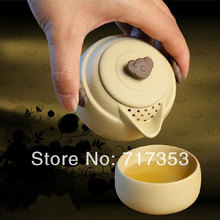 Taiwan Rock Product Kuai Ke Bei Convenient Travel Ceramic Noble and Elegant Tea Set