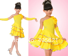 Girls Latin Dance Exercises Clothes Cake Skirt Children s Dancewear Performance Clothes Modern Ballet Latin Dance
