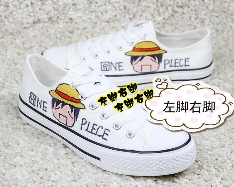 Personalized fashion lacing hand painted shoes