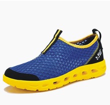 New 2014 Hot Lovers Summer Shoes Men and Women Sneakers Breathable Outdoor Sport Shoes Genuine Leather