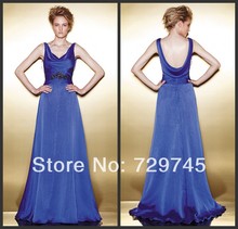 High Quality New Fashion Royal Blue Floor Length Ball Gown Bodice Satin Celebrity Dress Prom Dress For Sexy Girl