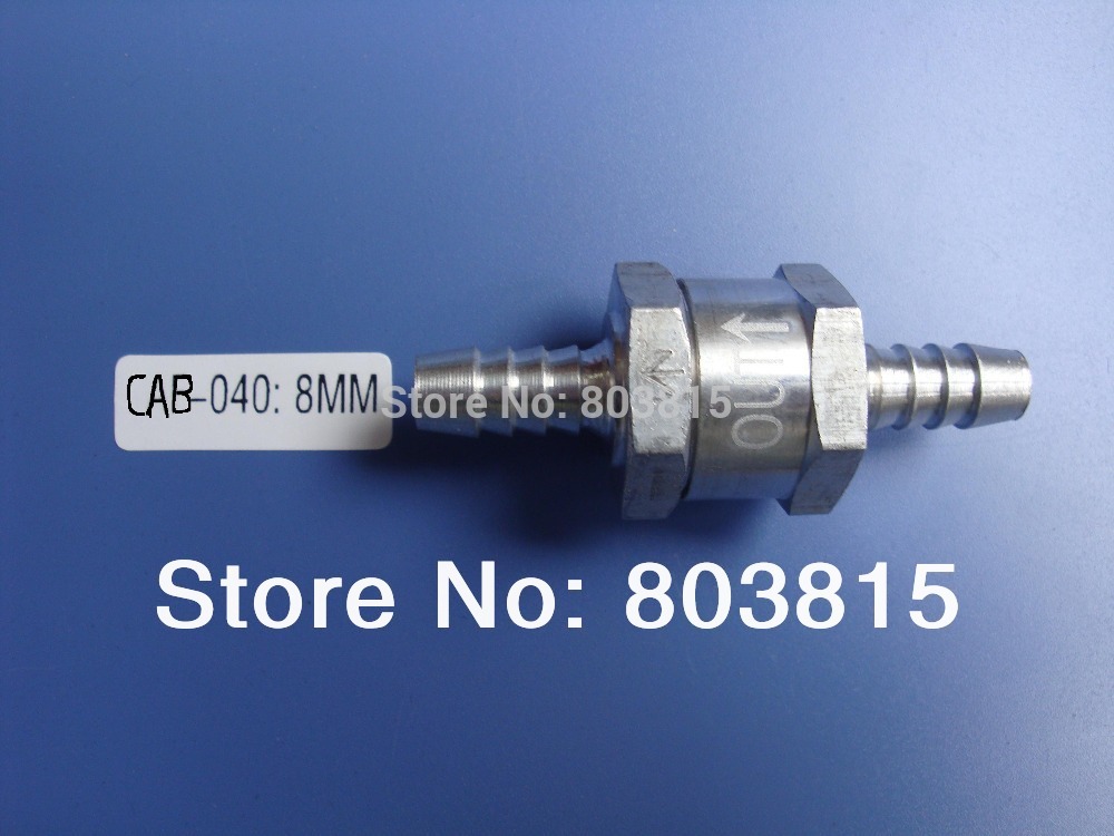 Terugslagklep brandstofleiding