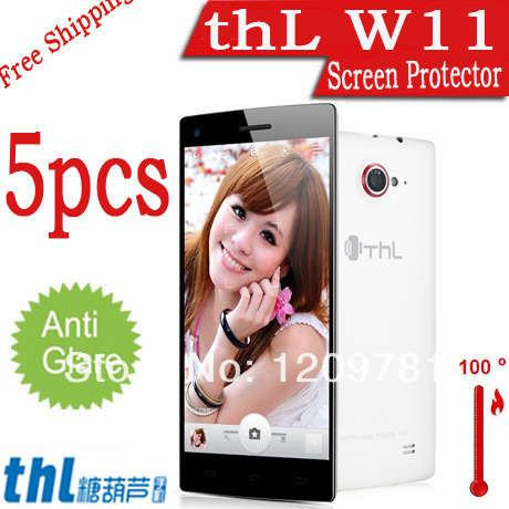 matte anti glare screen film for THL Monkey king 5pcs cell phones thl w11 screen protector