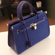 2014 new European and American big platinum portable shoulder bag Messenger handbag trend