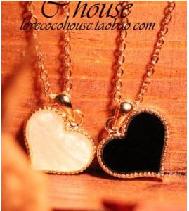 XL187 Korean jewelry Clover same paragraph Gossip Girl Serena love clavicle chain necklace Free shipping 
