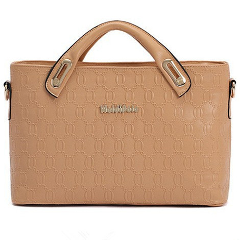 2015 new fashion women handbag genuine PU leather shoulder bag casual embossing messenger bag tote 4
