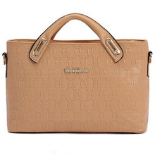 2015 new fashion women handbag genuine PU leather shoulder bag casual embossing messenger bag tote 4
