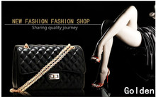 new 2015 fashion women messenger bag genuine PU leather shoulder bag casual girls diamond grid handbag