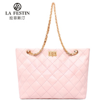 Trend 2014 women’s handbag cowhide plaid bag chain women’s handbag shoulder bag messenger bag