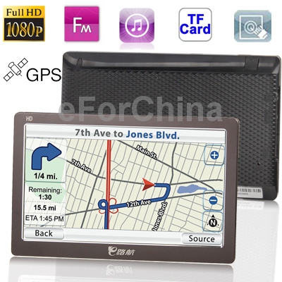 HSD X003 7 0 inch Full HD 1080P TFT Touch Screen Car GPS Navigator with Rader
