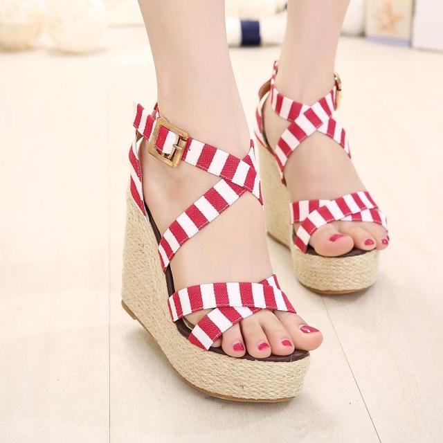 Women's navy dress sandals