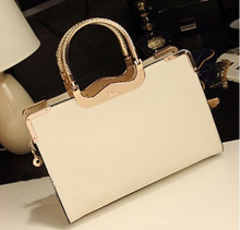 New 2014 Women’s Leather Handbags 9 Colors Vintage Fashion PU Leather Shoulder Bag Graceful Women Messenger Bags Free Shipping