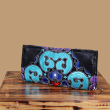 Genuine leather women wallets carteira feminina MZF handmade female wallets women clutch purses women leather coin