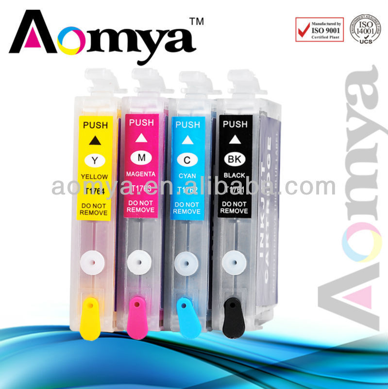 Refill ink cartridge T166 for epson ME101 ME10 printer ink cartridge for T1661 T1664 T166XL refillable