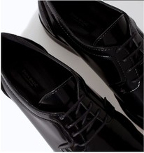 Free shipping Winter woman brand new genuine special round tie solid color genuine leather low heeled