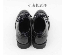 Free shipping Winter woman brand new genuine special round tie solid color genuine leather low heeled