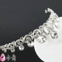 Free Shipping bride rhinestone heart Shape hair accessory marriage wedding accessories Elegant Bridal Tiara Crown