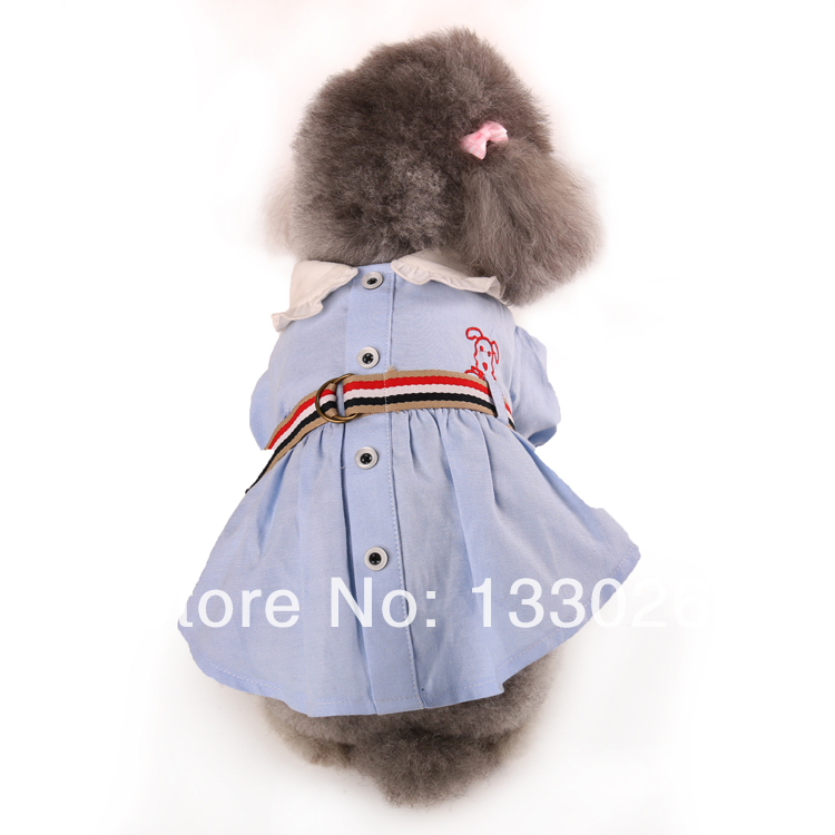 Pet Clothes School Uniform Skirt Belt with Dog Pattern Dog Clothes ... Pet Clothes School Uniform Skirt Belt with Dog Pattern Dog Clothes ...