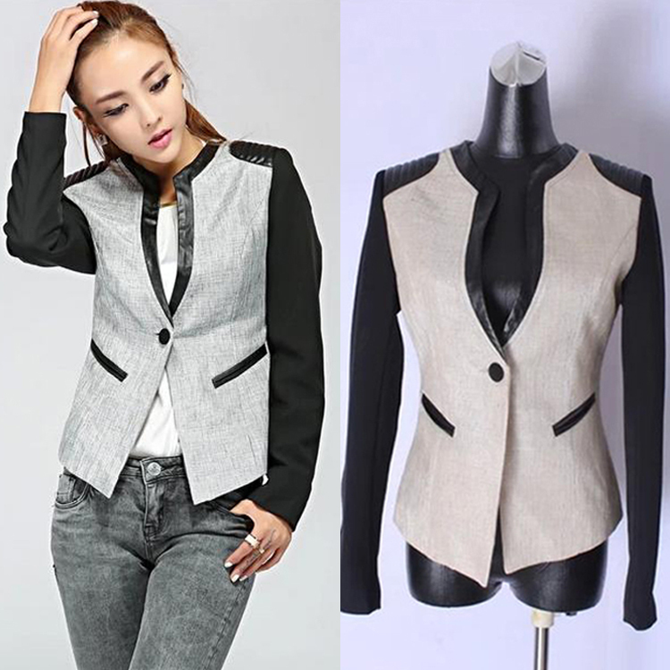 Wholesale-New 2015 Blazer Women Casacos Femininos Basic Jackets ...