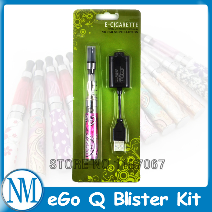 Hot Seller CE4 Starter Kit eGo Q Electronic cigarette ego CE4 atomizer 1100mAh battery e cigarette