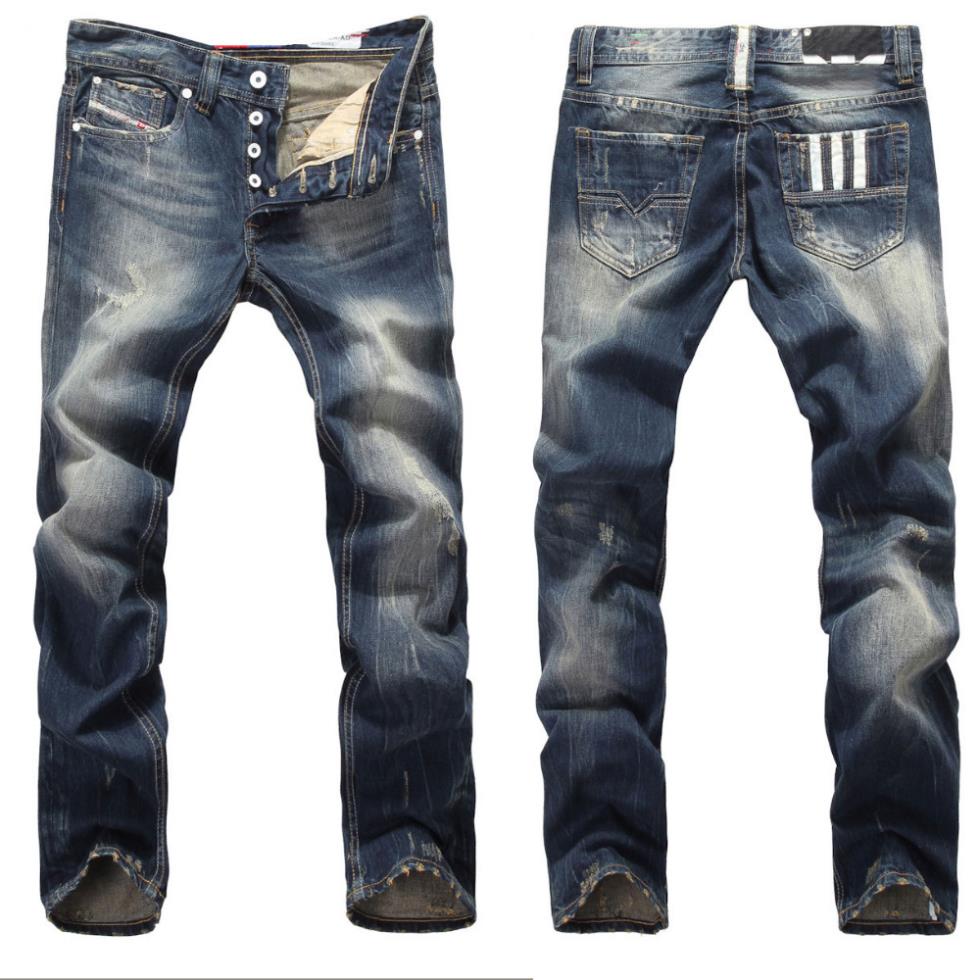 Buy 2015 Brand Men's Fashion Jeans,Blue Frayed Embroidery Patch Jeans Men,Re