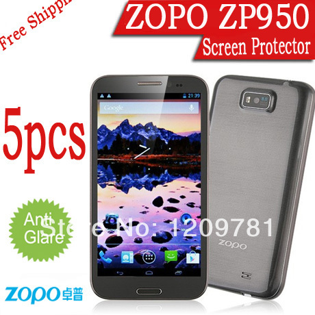 brand zp950 ZOPO 950 screen film matte anti glare 5pcs smartphone ZOPO 950 screen protector quad