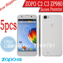ZOPO C2 C3 ZP980 screen protector.5pcs phones zopo c3 c2 screen protector.zopo 980 screen protector.brand phone film for zopo c2