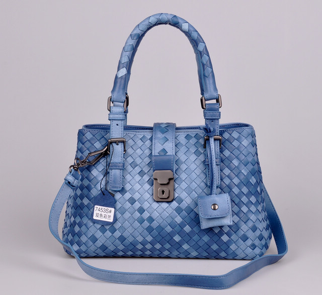 2014 New Arrival Sheepskin and Pigskin Leather Handbag for Women Patchwork Shoulder Designer Brand Bag High