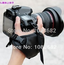 Photo Studio Accessories Brand new High Quality Faux Leather Hand Grip Wrist strap for Camera fit Nikon/ Canon