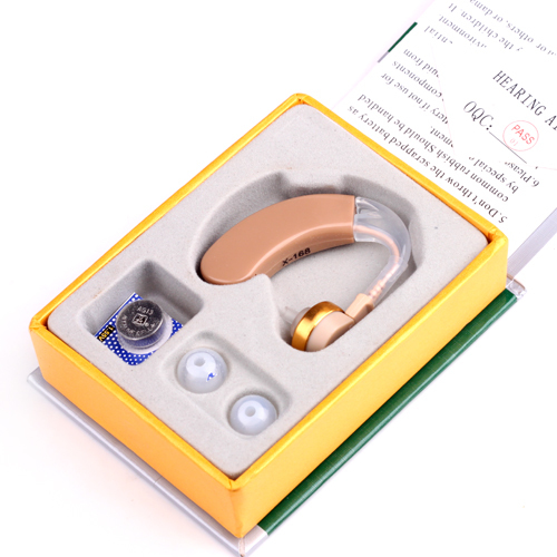 New Hearing Aid Aids MINI Sound Amplifier Enhancement BTE light weight Behind the ears Care tools