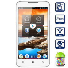 Free Shipping Lenovo A680 3G Phablet with MTK6582 1 3GHz Android 4 2 4GB ROM WiFi